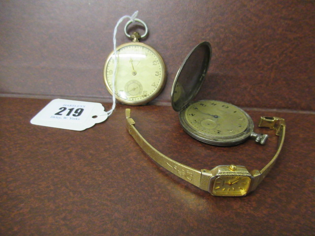THREE VARIOUS WRISTWATCHES Image
