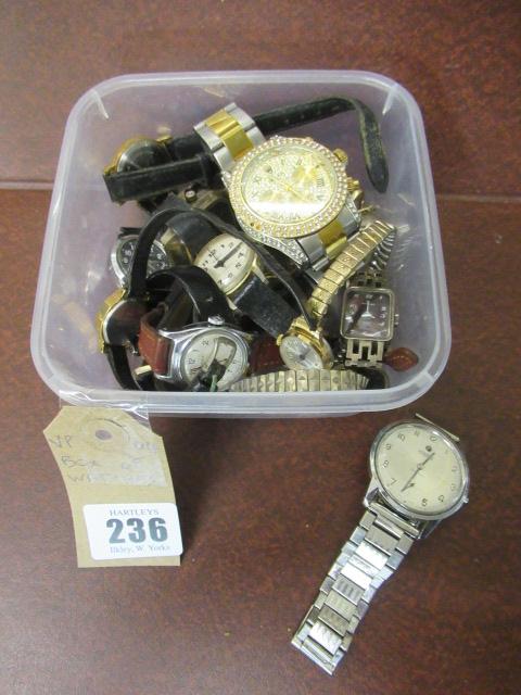BOX OF WATCHES Image
