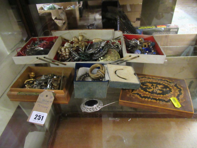 THREE BOXES OF COSTUME JEWELLERY  Image