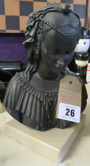 BRONZED BUST OF ANGELICA MARIA Image