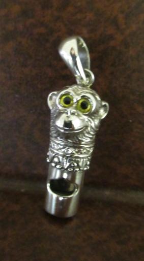 SILVER MONKEY WHISTLE Image