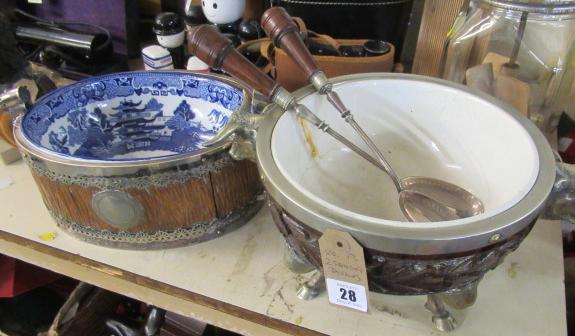 TWO SERVING DISHES Image