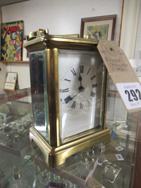 BRASS CARRIAGE CLOCK Image