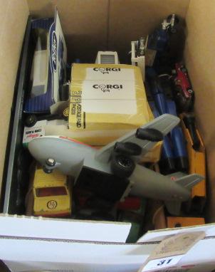 BOX OF DIECAST TOYS Image