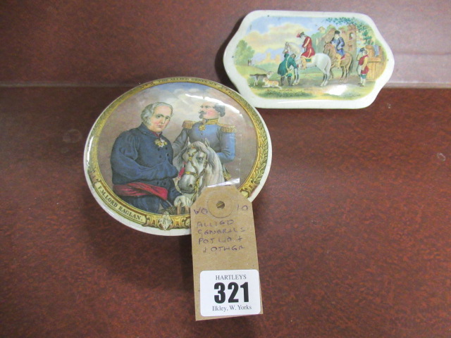 PRATT WARE POT LID AND ANOTHER Image