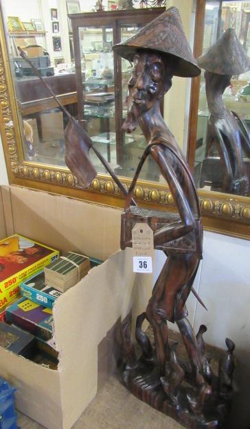 INDONESIAN HARDWOOD CARVED FIGURE Image