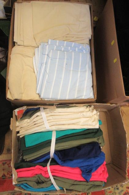 BOX OF FRUIT OF THE LOOM TEE SHIRTS ETC Image