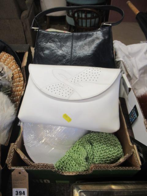 BOX OF HANDBAGS ETC Image