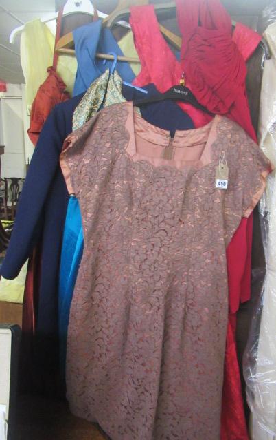 EIGHT VINTAGE HOME MADE DRESSES Image