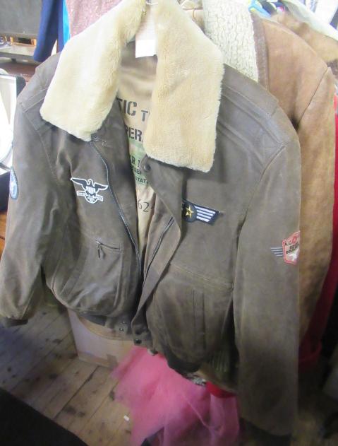 LEATHER ARCTIC FLYING JACKET SIZE M Image