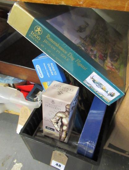 BOX OF WAR TIME RELATED PUZZLES Image