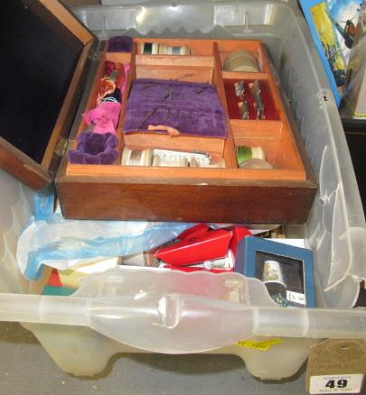 BOX OF THIMBLES ETC Image