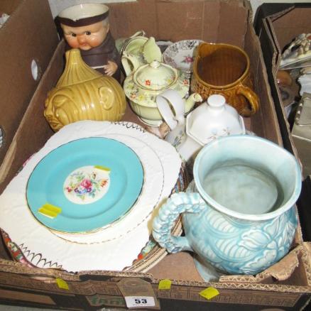 BOX OF SYLVAC AND OTHER CERAMICS  Image