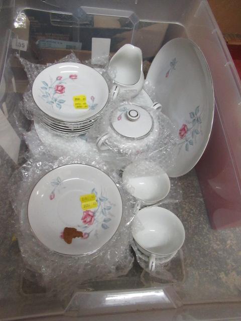 BOX OF MATCHING DINNERWARE Image