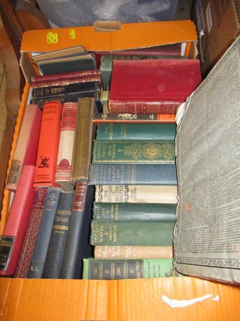 BOX OF VINTAGE BOOKS Image
