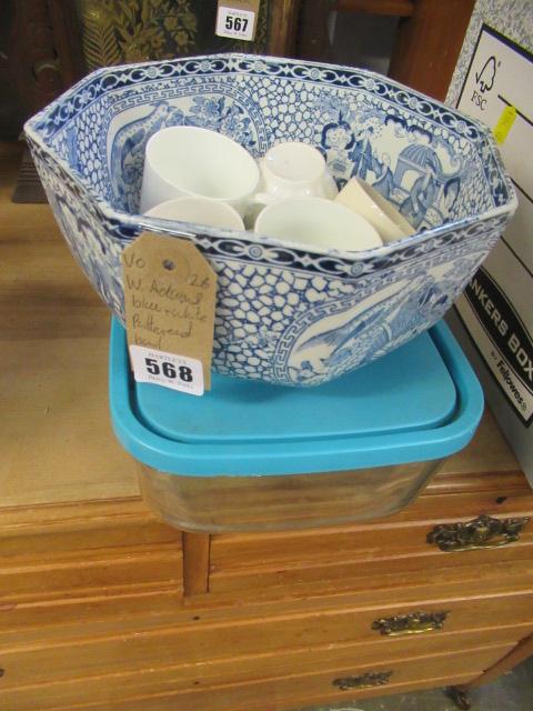 ADAMS BLUE AND WHITE BOWL Image