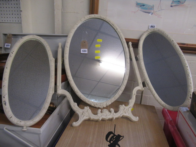 VINTAGE DRESSING TABLE MIRROR Image