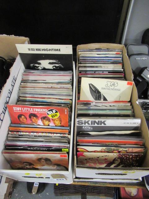 TWO BOXES OF 45 RPM RECORDS Image