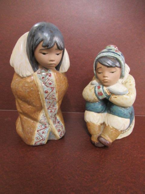 TWO LLADRO ESKIMOS Image