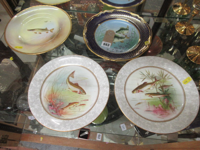 ONE DOULTON, TWO WORCESTER AND A SPODE PLATES Image