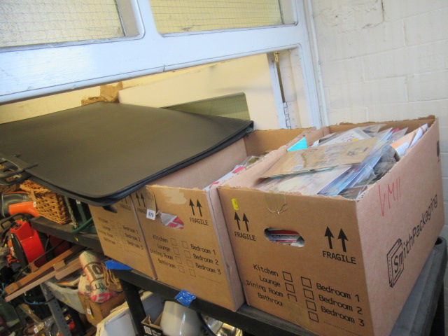 THREE BOXES OF CRAFT ITEMS Image