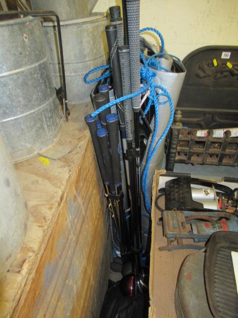 COLLECTION OF GOLF CLUBS INCLUDING DRIVERS Image