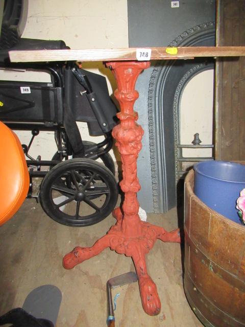 CAST IRON TABLE BASE Image