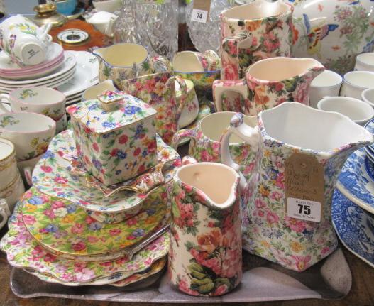 QUANTITY OF CHINTZ PATTERN POTTERY Image