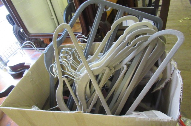 MANNEQUIN AND SELECTION OF HANGERS Image