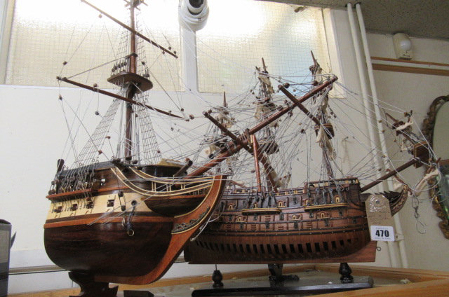 SAILING SHIP MODEL AND ANOTHER Image