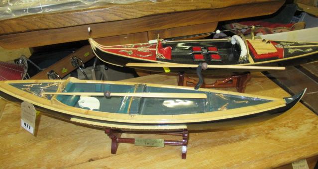 TWO MODEL GONDOLAS Image