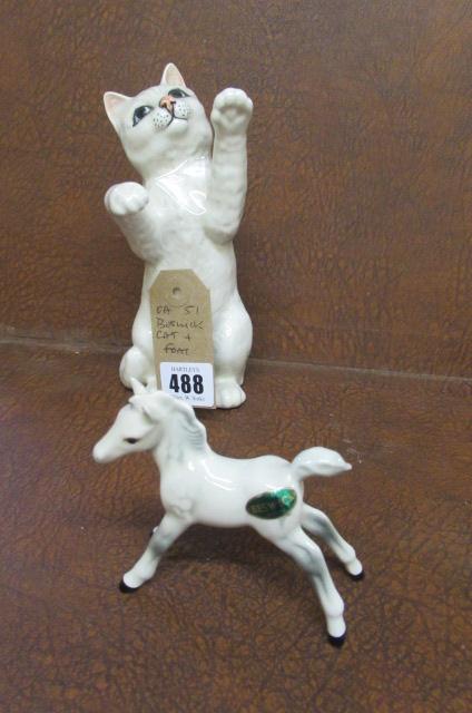 BESWICK CAT AND FOAL Image