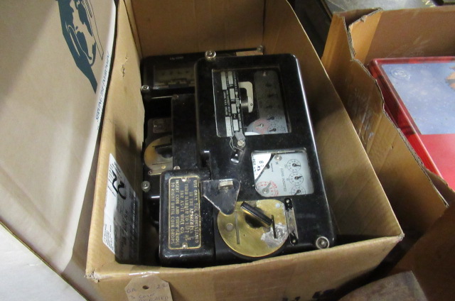 THREE COIN OPERATED ELECTRICITY METERS Image