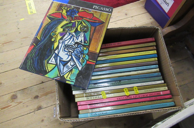 BOX OF ART BOOKS Image