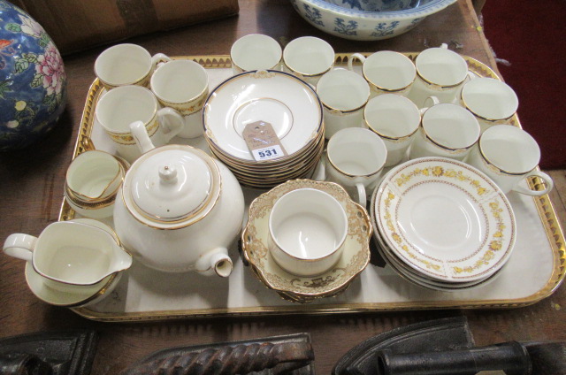 TRAY OF CHINA TEA WARE Image