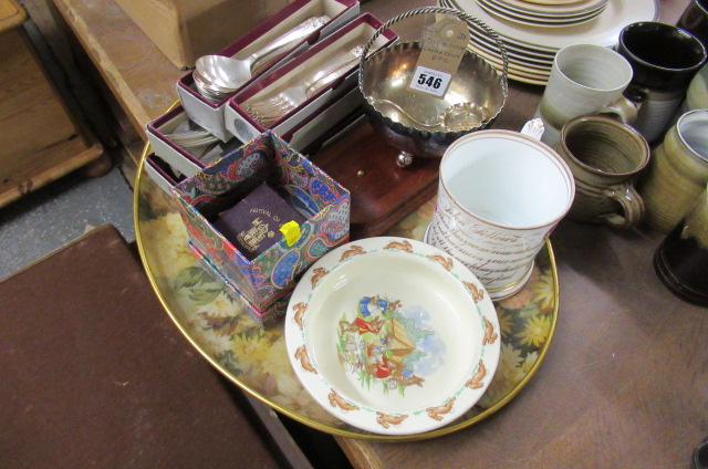 QUANTITY OF CUTLERY  COINS  CHINA ETC Image