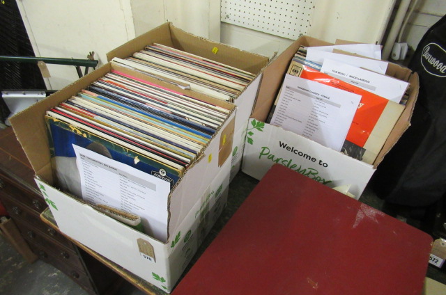 THREE BOXES OF LP RECORDS Image