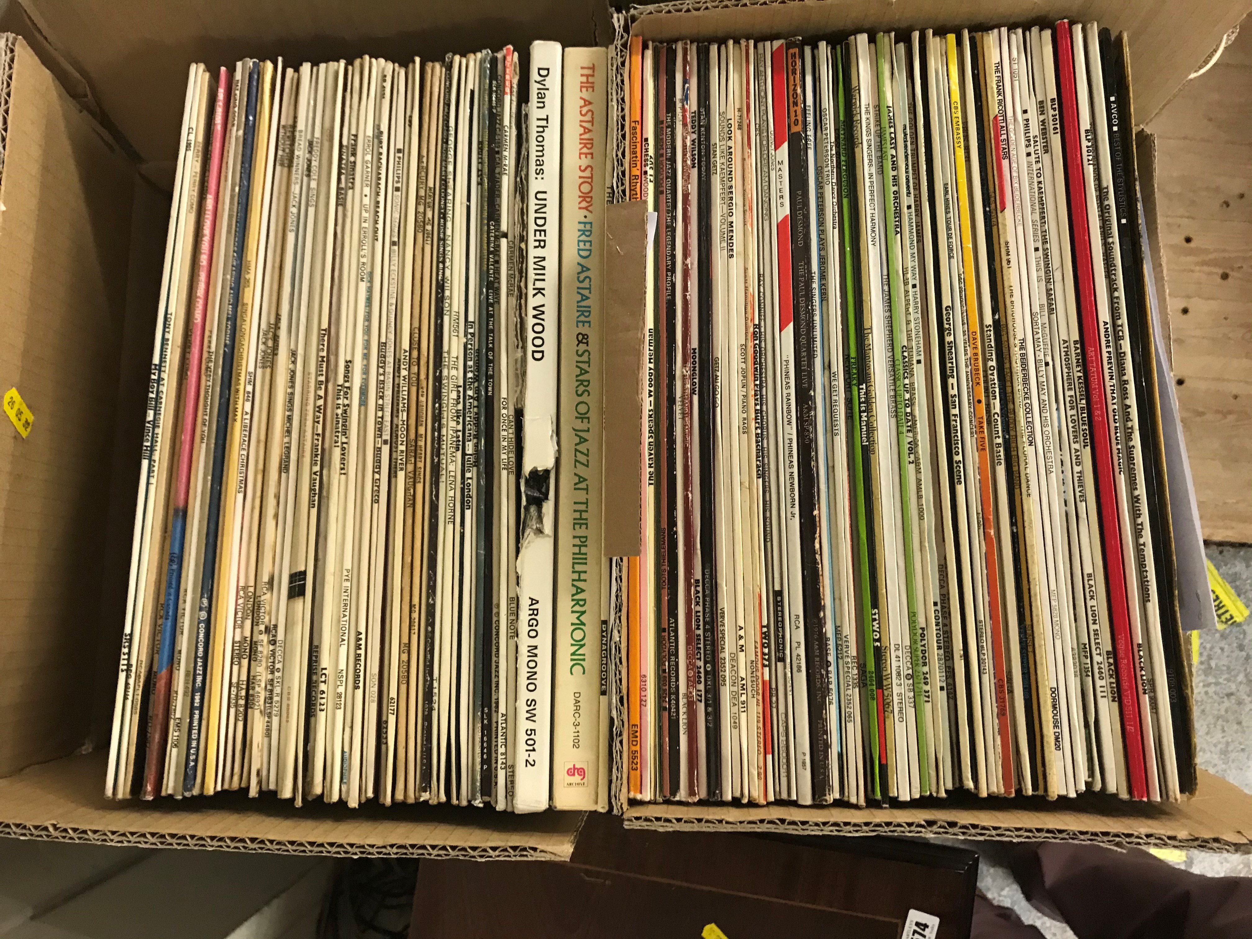 THREE BOXES OF LP RECORDS Image