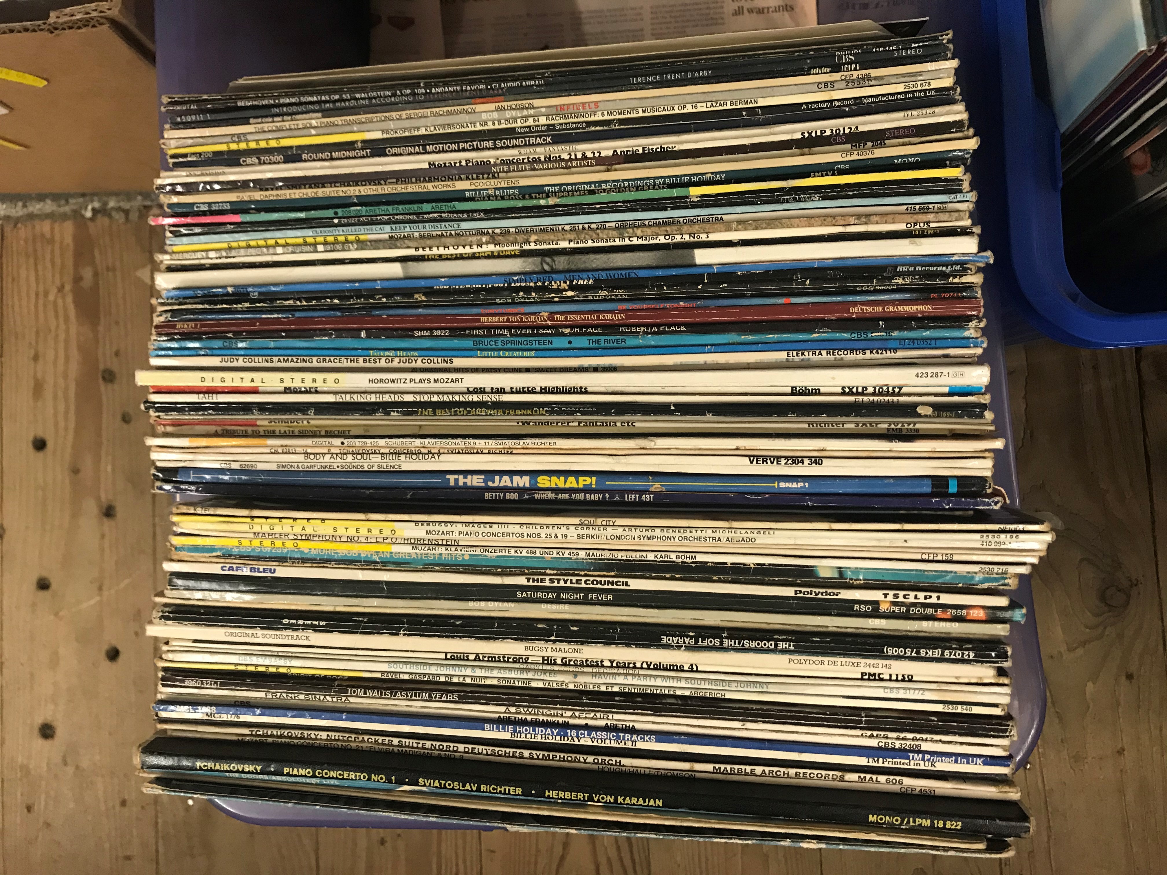 BOX OF LPS AND OTHER RECORDS Image