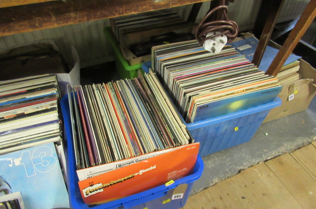 THREE BOXES OF LP RECORDS Image