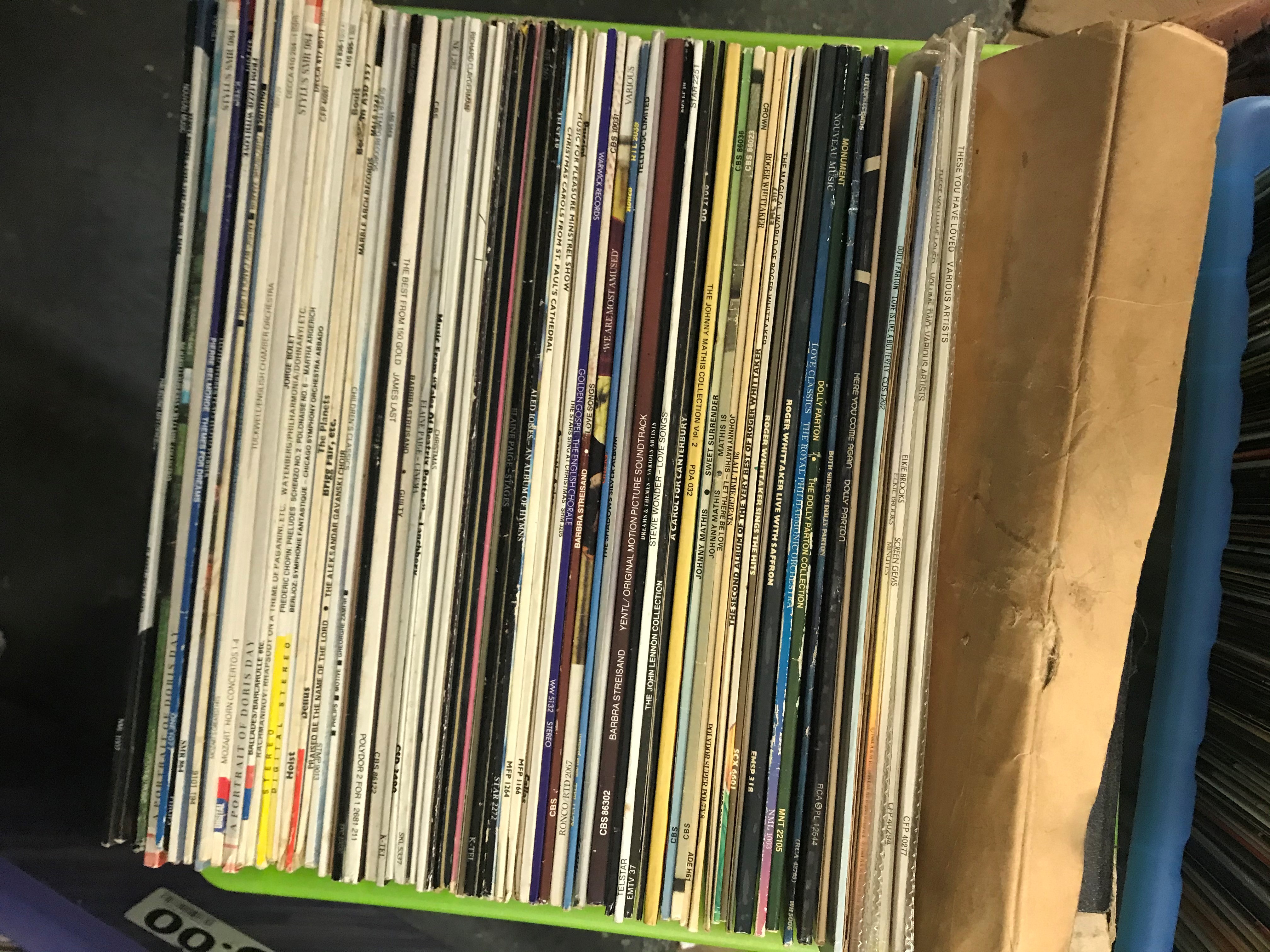 THREE BOXES OF LP RECORDS Image