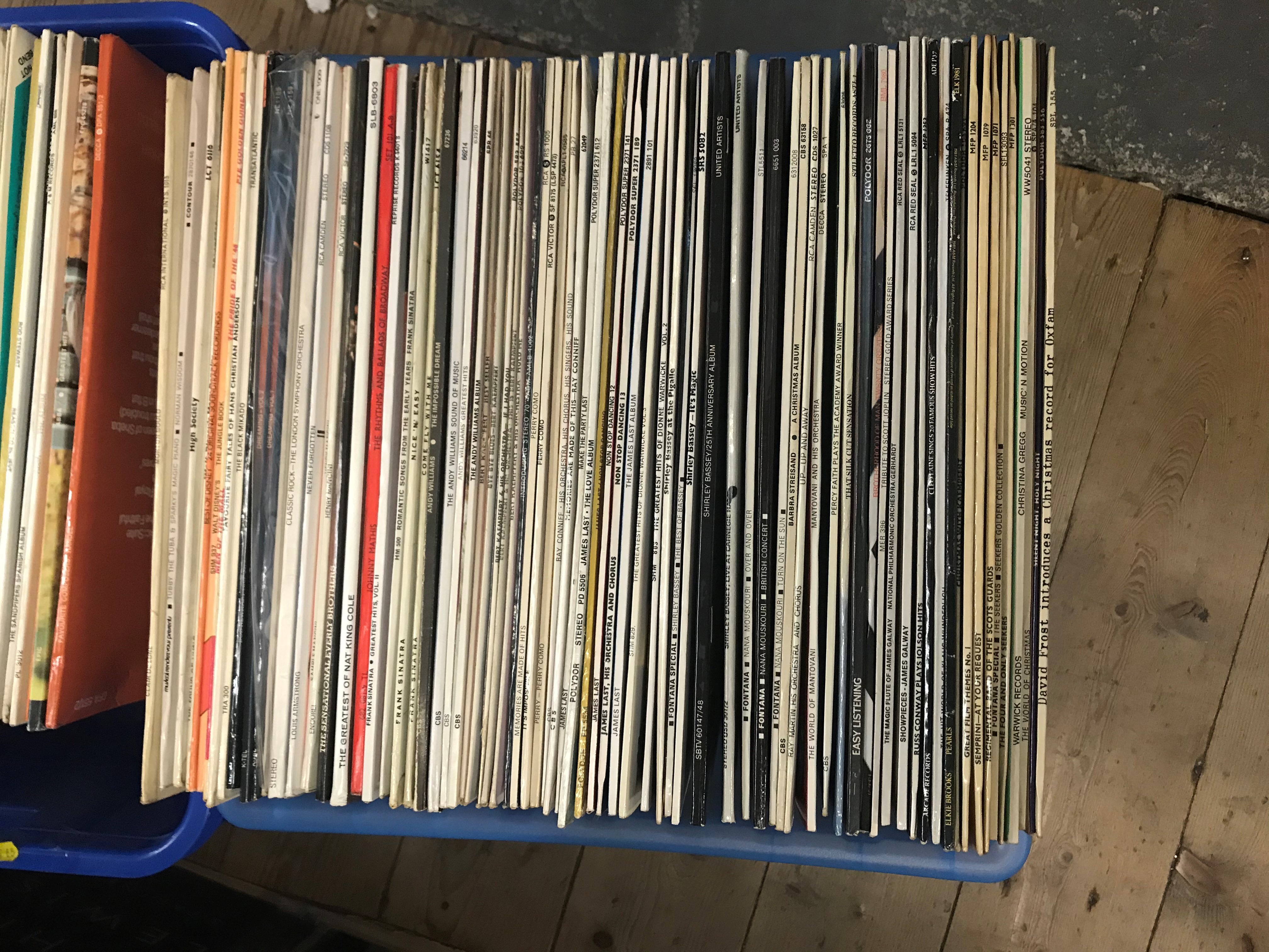 THREE BOXES OF LP RECORDS Image