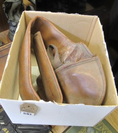 SWORD COVER  AMMO BELT AND TWO POSTCARDS Image