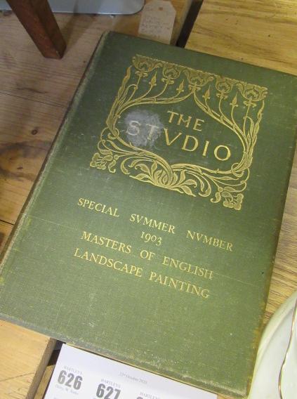 STUDIO PUBLICATION MASTERS OF ENGLISH PAINTING 1903 BOOK Image