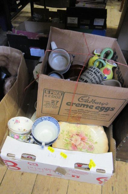 TWO BOXES OF CERAMICS Image