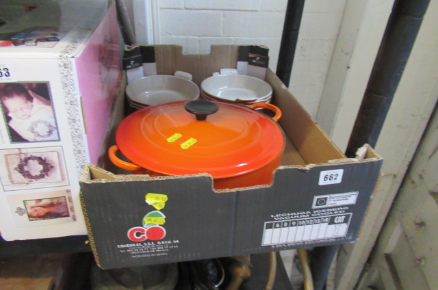 LARGE LE CREUSET PAN ETC Image