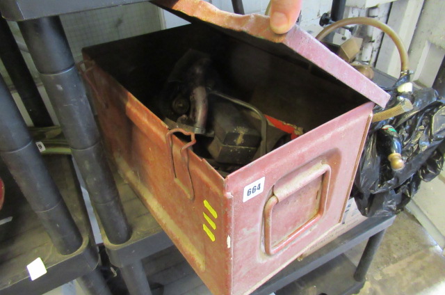 METAL BOX OF TOOLS Image