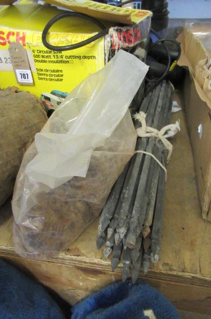 LEAD STAIR RODS WITH FITTINGS Image