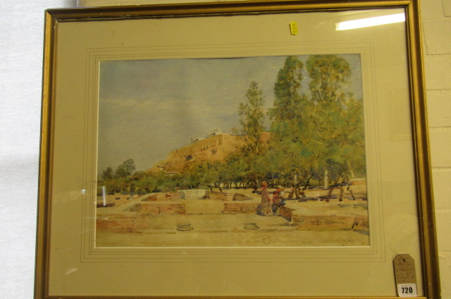 IMPRESSIONIST WATERCOLOUR BY ROBERT W ALLEN Image