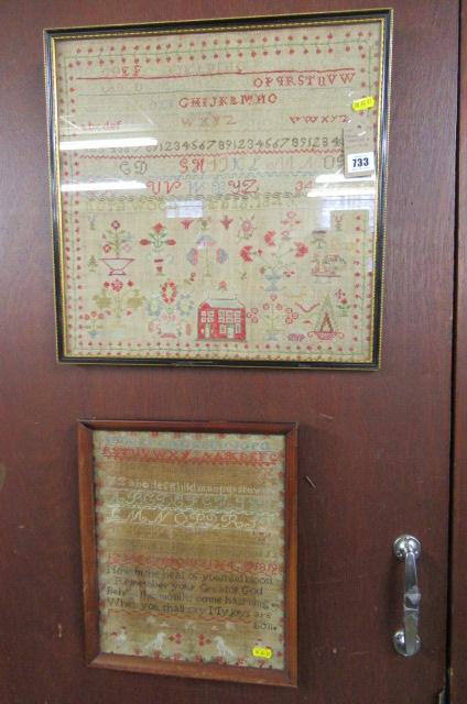 FRAMED SAMPLER AND ANOTHER Image